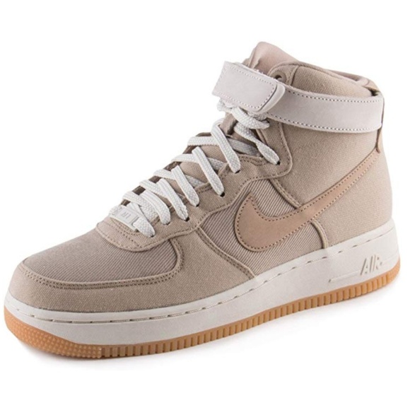 Nike Shoes - Nike Air Force 1 Hi UT Khaki/Light Bone Canvas